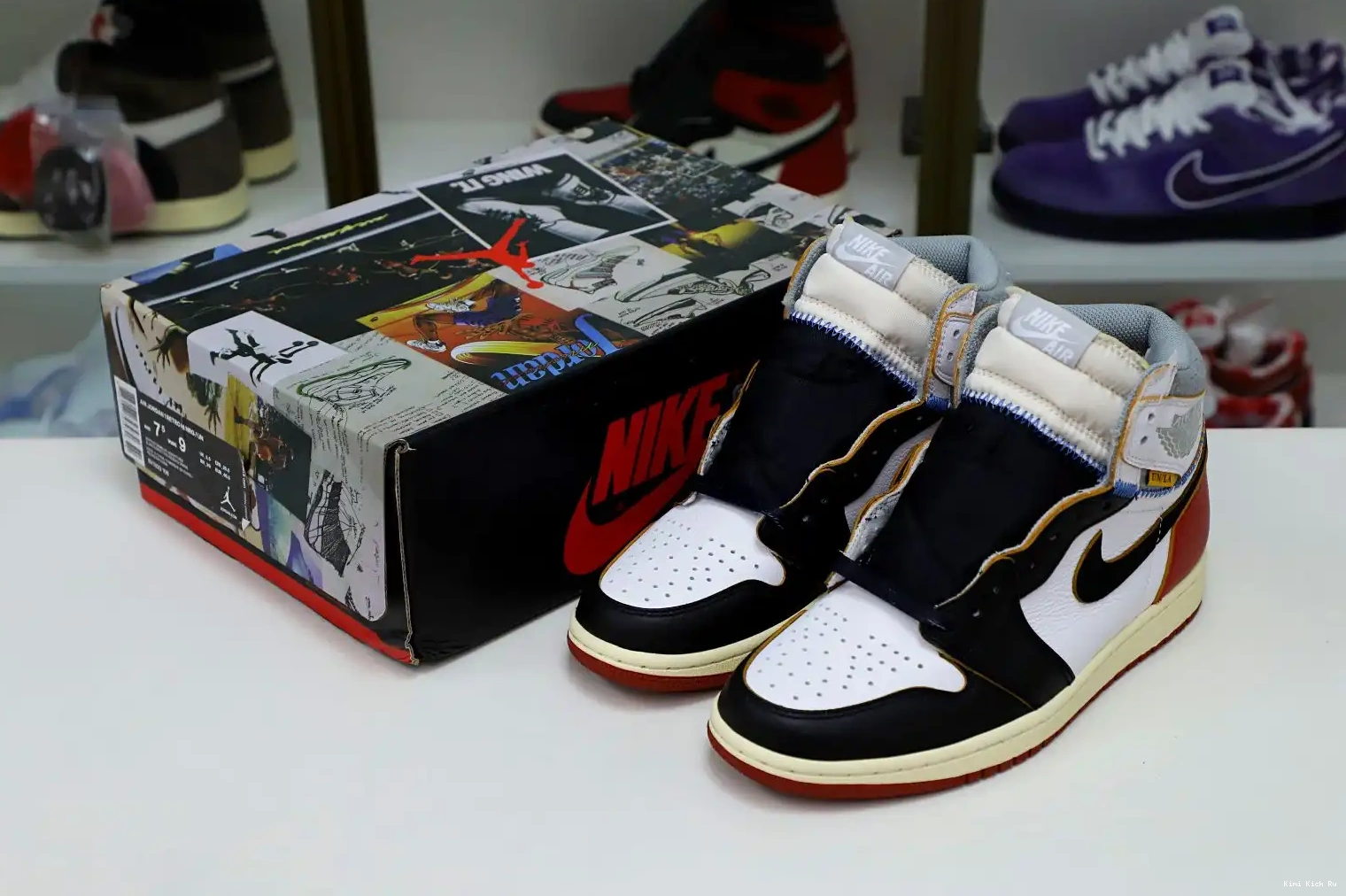 NRG 1 Kimikick UNION HIGH AIR X RETRO LA JORDAN 0412